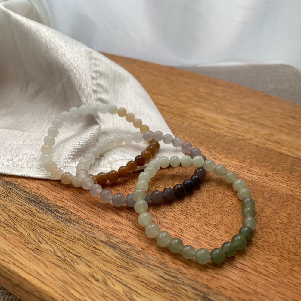 Certified Natural HeTian Jade Gradient bracelet
